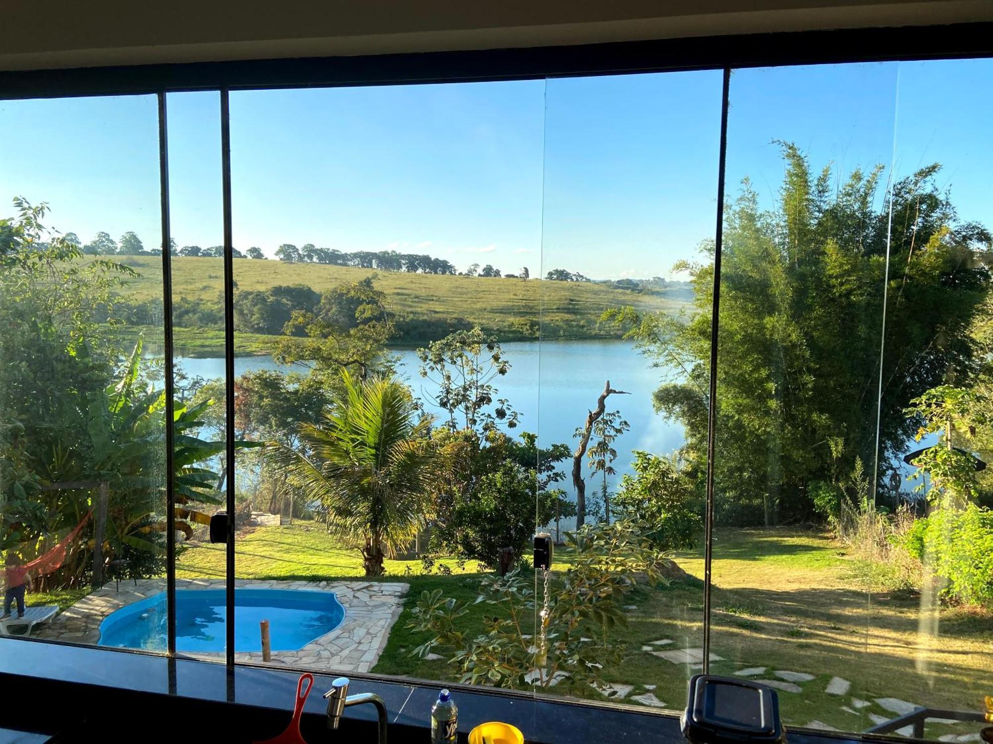 Casa Com Piscina Fundo Pra Represa E Ar Condicionado Casinhabrancadevaranda Ijaci Exterior foto